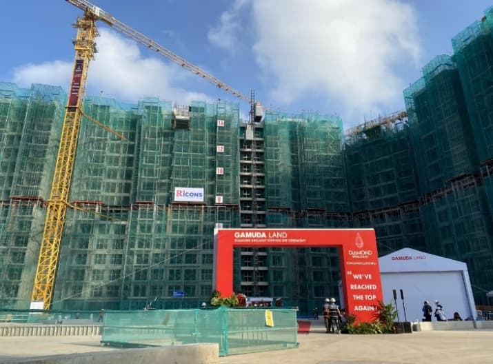 Celadon City - thi công hoàn thiện